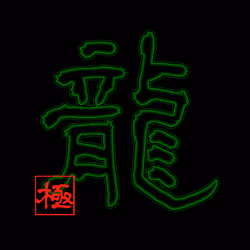 Japanese kanji 「龍」＃009