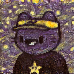 Van Gogh Cool Cat #0054
