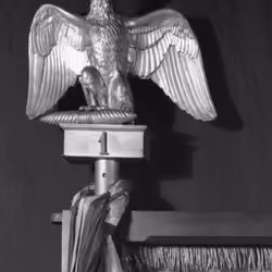 A Bronze Eagle Finial