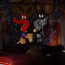 City Boy Spideys (On top of Hellcat) 