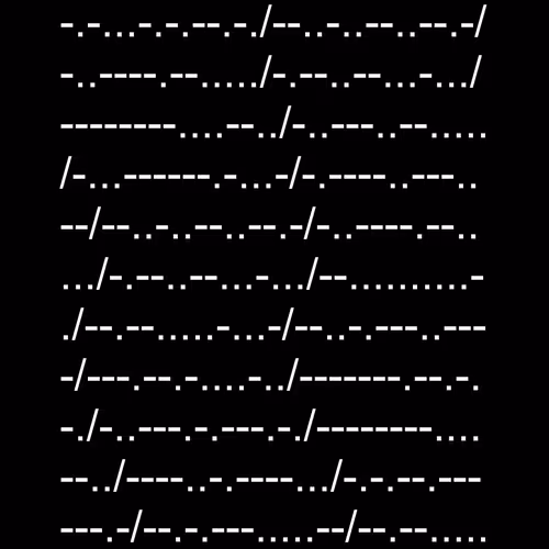 The People's Morse Code