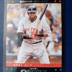 2007 Topps Update baseball David Ortiz #216, BOSTON RED SOX