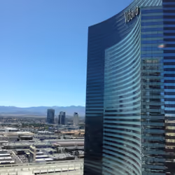 Tower View of the Vdara Hotel & Spa in Las Vegas Nevada
