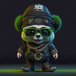 Mr. Panda smiling#8