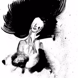 Screaming lady