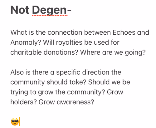 Message to Dev