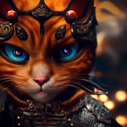 Warrior Cat - Golden Crown