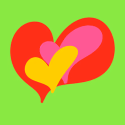 Tripple Trippy Heart Arty ( 1DropADay #381 )
