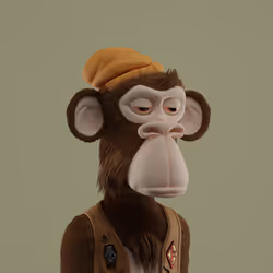 3D Bored Ape Club #23