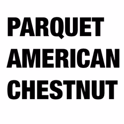 Parquet american chestnut