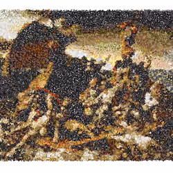 EmojiPainting #087 The Raft of the Medusa
