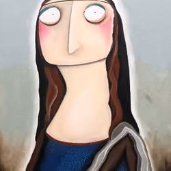 My Mona Lisa, inspired by Leonardo da Vinci