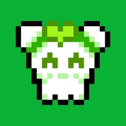 Kawaii SKULL #4395