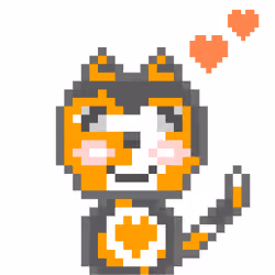 Calico Pixel Cat