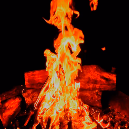Campfire At Night
