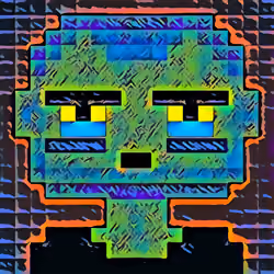 Pixel Peepz Blue Synth - 099