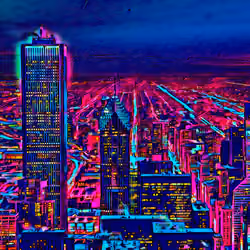 Colorful city#125