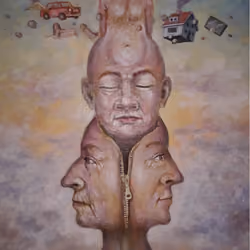 Man with 3 faces #26 The original