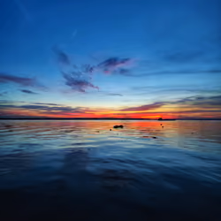 Meghna River at Sunset
