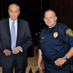 Senator Robert "Bob" Dole & Officer Kevin Rofidal
