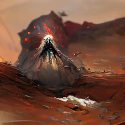 Volcano on Mars