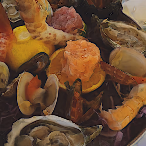 Artistic Sea Food #001