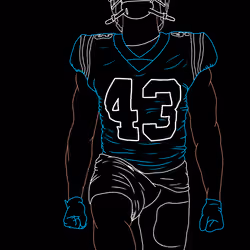 #43 Blue Neon Baller