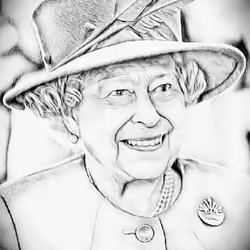 Queen Elizabeth Smiling 