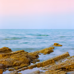 Pink, Blue, and Orange.