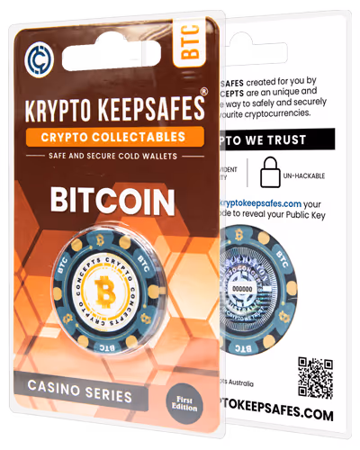 Krypto Keepsafes BTC Cold Storage Collectable #1 of 1
