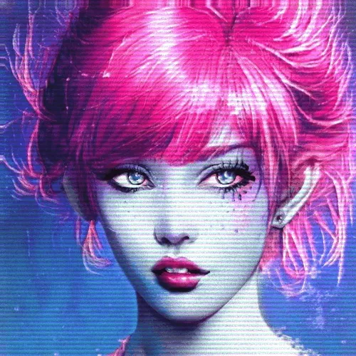 Cybertoon! Purple Punk!