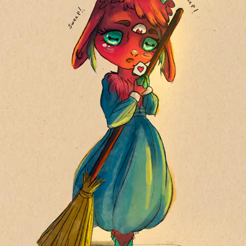 Molly - Sweeping your Floor !