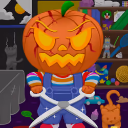 Pumpkin Head Chucky