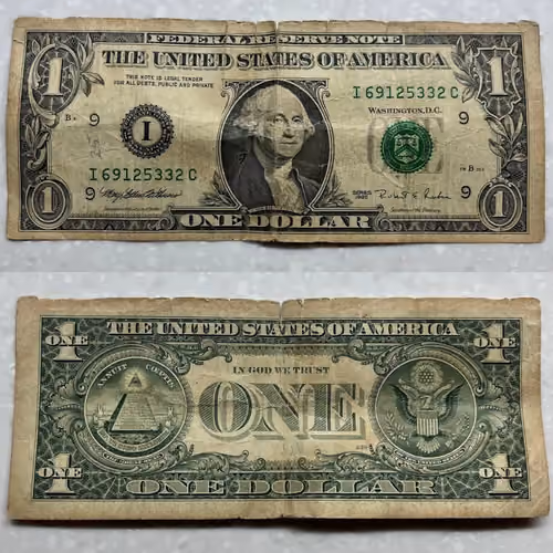 1 dollar 1995