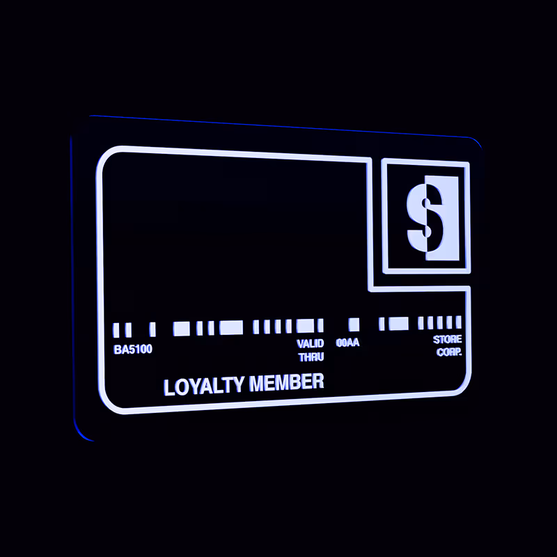 Loyalty Member Card