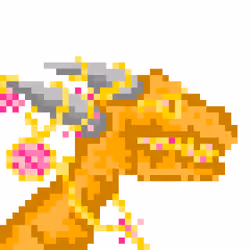 CryptoPix Dragons #36Rich-Orange