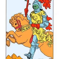 75: Knight of Wands