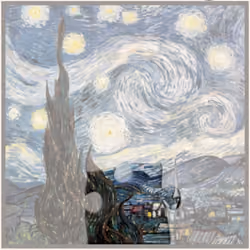 Puzzle: La Noche Estrellada (8 of 9 pieces)