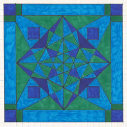 A dream in blue and Green