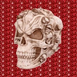 Lightning skull