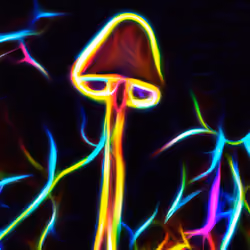 Neon Glow Shroom