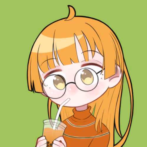 Cute Glasses Girl Chibi