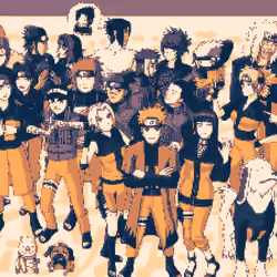 Naruto Pixel Art