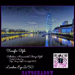 Satoshadow | Monumental StarryNight | London Eye | 2/ 50