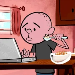 Karl Pilkington Eating Cereal 