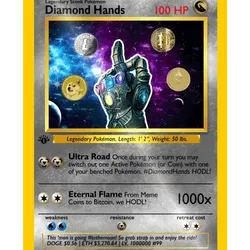 Diamond Hands - Collectible NFT Card 1/5