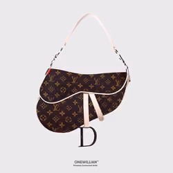 Louis Vuitton's x Dior dior saddle bag by ONEWILLIAN