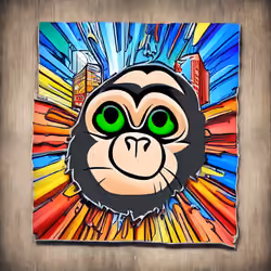 #00207 cozmic monkey