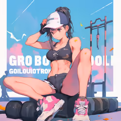 Pop workout girl