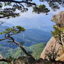The top of Chukryong Mountain in Korea 2